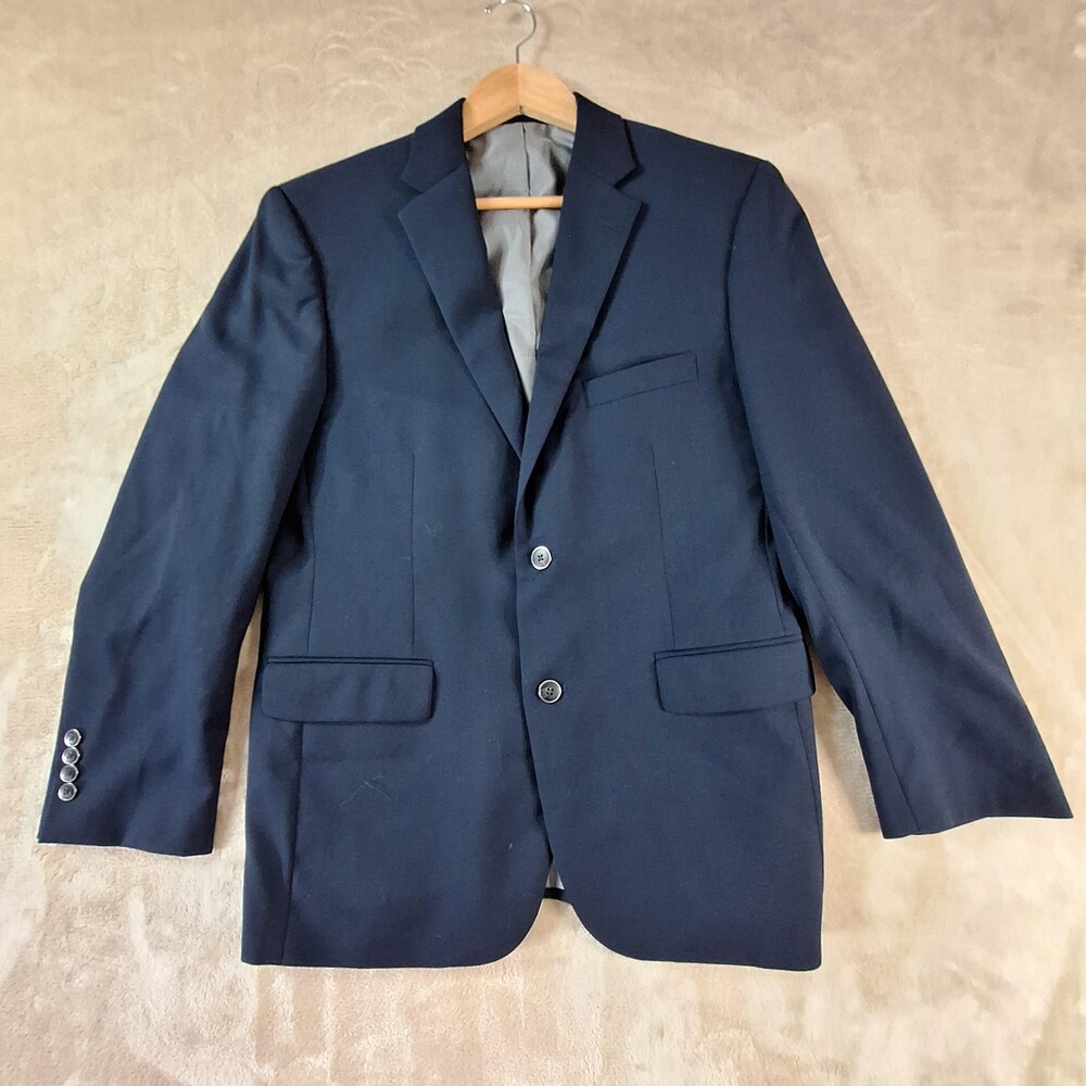 Pronto Uomo Blazer Mens 42 Regular Wool Blend Double Vented Sport Coat Jacket